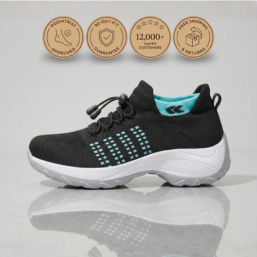 PLUMA Flow Orthopedic Knit Sneaker - Mint