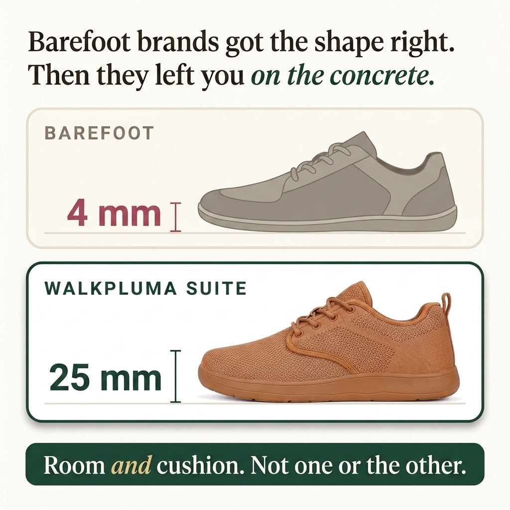 WalkPluma Suite - Wide Toe Box Sneaker