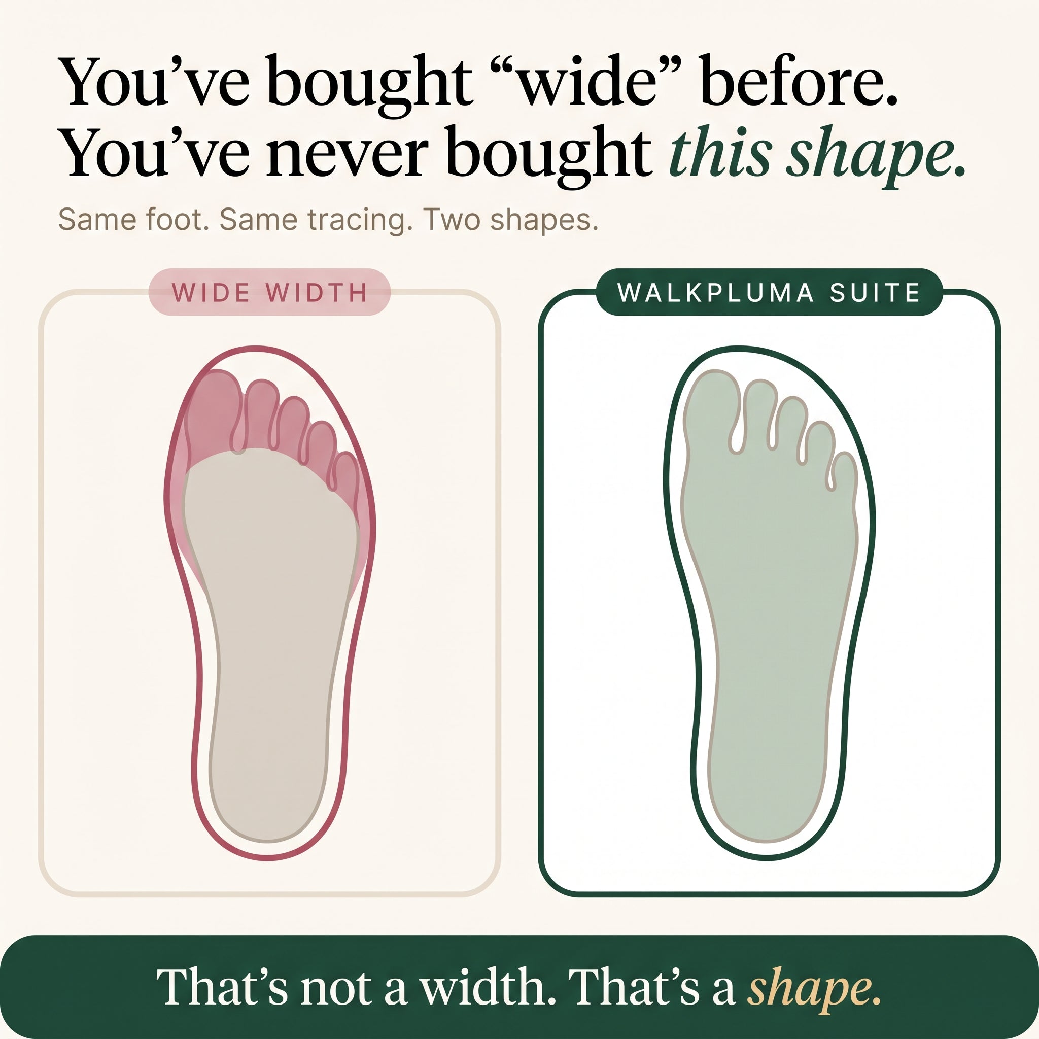 WalkPluma Suite - Wide Toe Box Sneaker