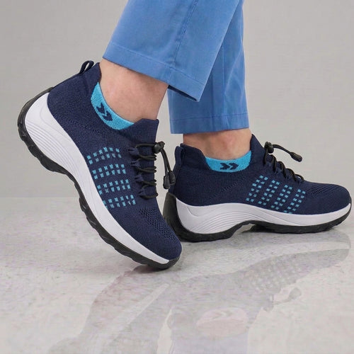 PLUMA Flow Orthopedic Knit Sneaker - Ocean