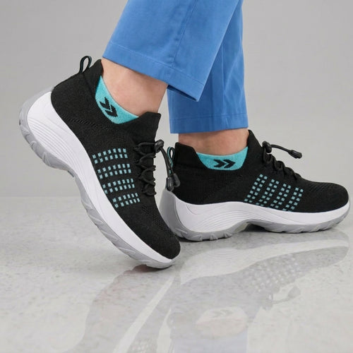 PLUMA Flow Orthopedic Knit Sneaker - Mint